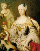 Jacopo Amigoni infanta of Spain, daughter of King Philip V of Spain and of his wife, Elizabeth Farnese, and Queen consort of Sardinia as wife of King en:Victor Amade Germany oil painting artist